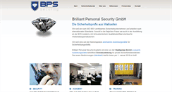 Desktop Screenshot of bps-security.ch